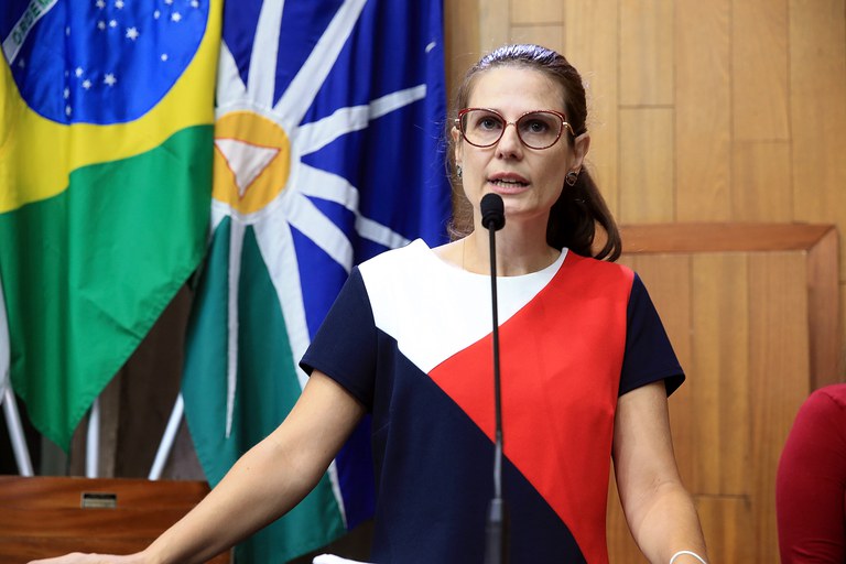 Coordenadora da Cátedra Sérgio Vieira de Mello da Universidade Federal de Uberlândia. Marrielle Maia Alves Ferreira. Foto: Aline Rezende/ CMU